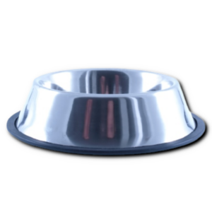 LUPI PETS Miska metalowa na gumie 0,9 l