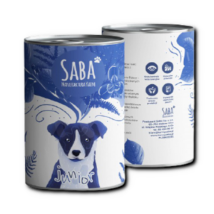 [W] SABA junior dla szczeniaka z indykiem 850g