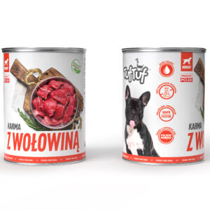 TUF TUF Mokra karma dla psa z wołowiną 400g