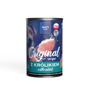 WAFI puszka mielonka dla psa z królikiem 400g