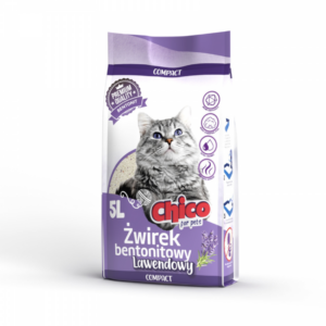 CHICO Żwirek bentonitowy Compact Lawenda 10l
