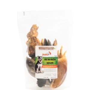 BALTO Zestaw gryzaków na każdą kieszeń 7 szt. kurze łapki, racica dzika/sarny, stripsy, kopyta wołowe