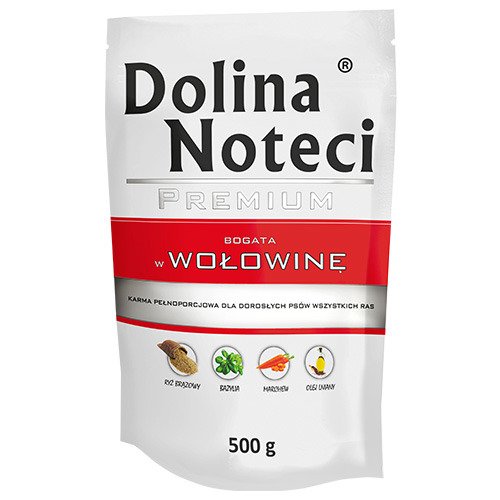 Dolina Noteci Premium bogata w wołowinę saszetka 10 x 500 g - obrazek 2